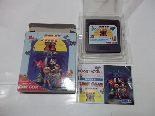 Sega ゲームギア モンスターワールド２ドラゴンの罠 箱説明書つき 品 ゲームギア 売買されたオークション情報 Yahooの商品情報をアーカイブ公開 オークファン Aucfan Com