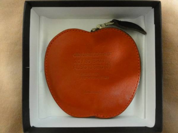 中古 20/80 レザーアップル コインケース 小銭入れ 財布 アウトドア/検 バッグ GO OUT BEAMS