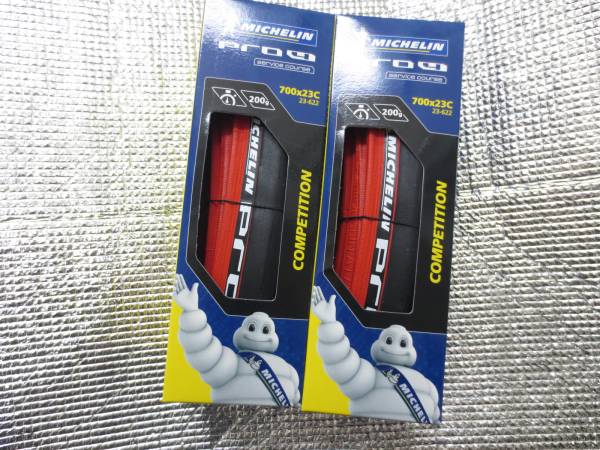 PRO4 SC V2 赤 2本 MICHELIN ミシュラン プロ4　レッド 新品
