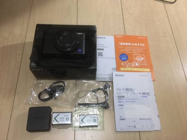 1円スタート！【中古】ソニー SONY Cyber Shot DSC-RX100M2【純正予備バッテリー付！】