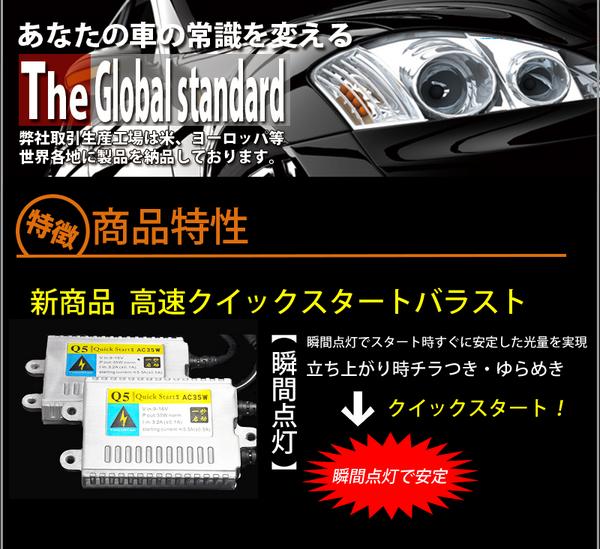 瞬間点灯薄型バラスト/HB3/55W/6000K/HIDキットAC/送料無料
