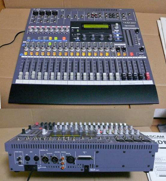 TASCAM【TM-D1000】デジタルミキサー【美品】 TASCAM デジタルミキサー TM-D1000 その1 【公式通販】