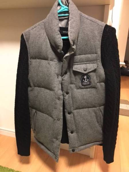 FIDELITY ダウンベスト　グレーMサイズ