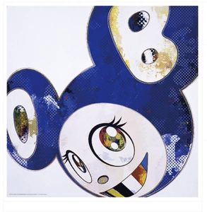 村上隆「DOB 2020 BLUE」リトグラフ 直筆サイン （DOB 2020 BLUE 村上  