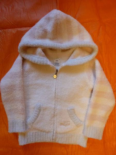 【美品】ジェラートピケ　ふわモコパーカー、パンツセットXS（サイズ100～110）