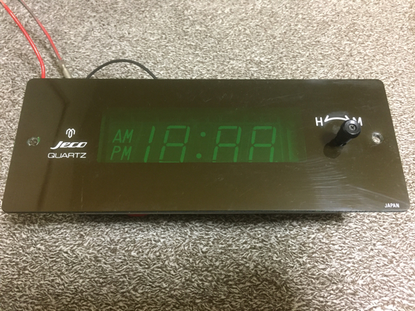 Jeco 観光バス サロンバス デジタル 時計 24V 動作確認済み 