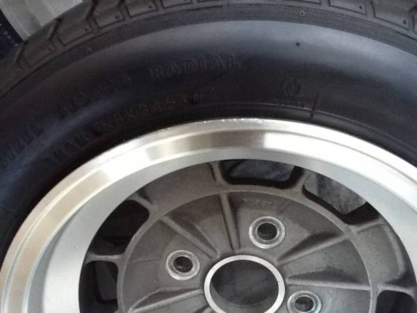 旧車 トスコホイールの復刻版 4本 トスコ -28 1490 14インチ 9J 114.3-