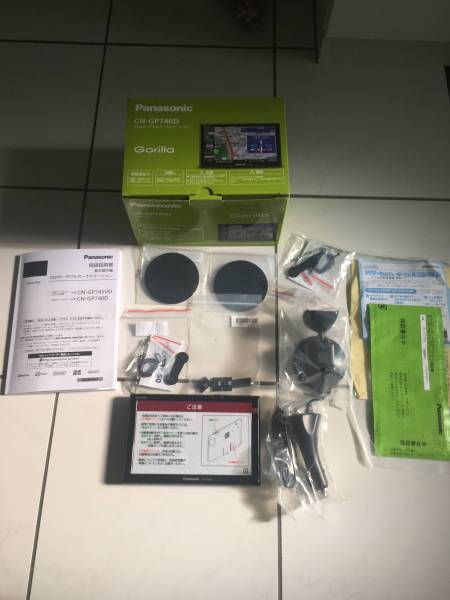 パナソニック Panasonic ゴリラ Gorilla CN-GP740D SSDポータブルカーナビゲーション_1