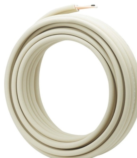 因幡電工エアコン配管用被膜銅管 ペアコイル 3分5分 20m巻き