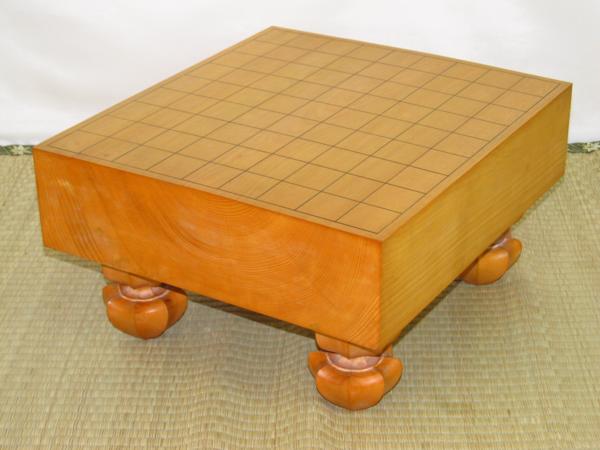 ▲日本産本榧板目三寸将棋盤▲未使用品