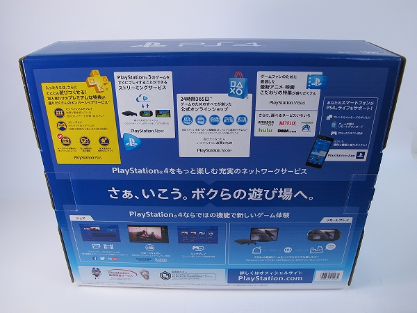 新型 PS4 本体 未使用 プレイステーション4 500GB ブラック f