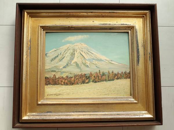 引き取り限定　NO17　アンティーク油絵 絵画買取・販売の小竹美術 | 石川滋彦 田村宏「眺・手稲山（札幌