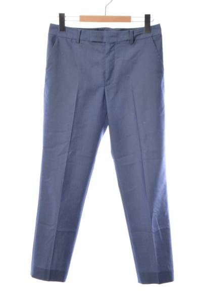 UNITED ARROWS ストレッチ スラックス パンツ 36 ネイビー ユナイテッドアローズ KL4KCSKP53