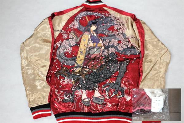 ラスト1点！ 艦これ 赤城 赤 L スカジャン 限定 新品 艦隊これくしょん_1