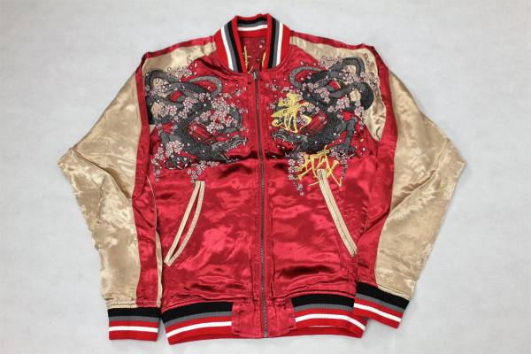 ラスト1点！ 艦これ 赤城 赤 L スカジャン 限定 新品 艦隊これくしょん_3