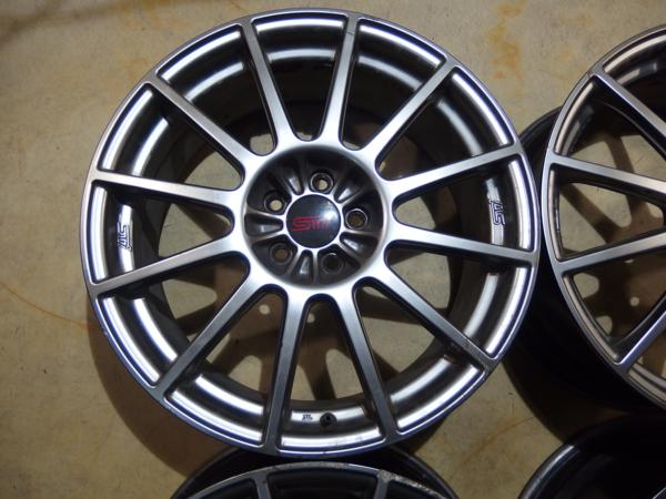 中古アルミ18x7.5スバル純正4本セット スバルSTi純正18インチ 中古アルミ18x7.5スバル純正4本セット スバルSTi純正18インチ