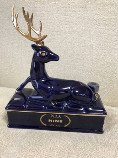 古酒 HINE X.O.コニャック リモージュ鹿★未開封★箱無し