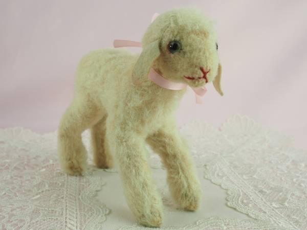 ☆シュタイフ☆Lamby 14cm☆ヒツジのランビー/ひつじ/羊☆アンティーク