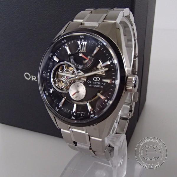 新品同様◇Orient Starオリエントスター WZ0271DK モダンスケルトン オートマチック 腕時計 シルバー/ブラック 腕時計