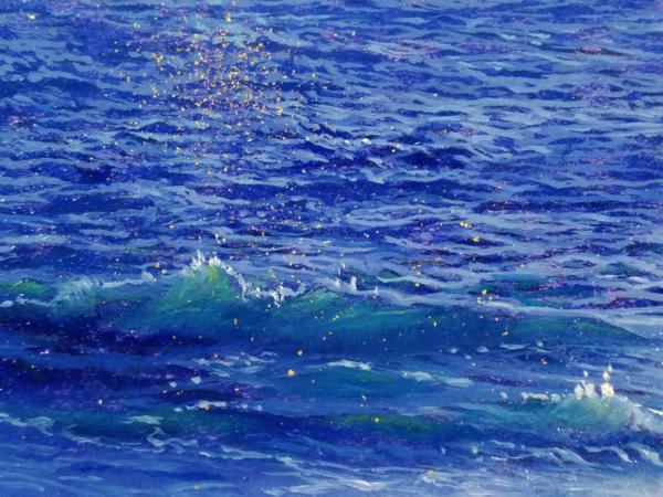中島健太○リアリズム油彩S0号・海景○写実画のすごい世界1・2掲載の