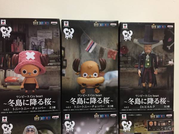☆ワンピース☆ONE PIECE☆冬島に降る桜 全6種セット☆チョッパー