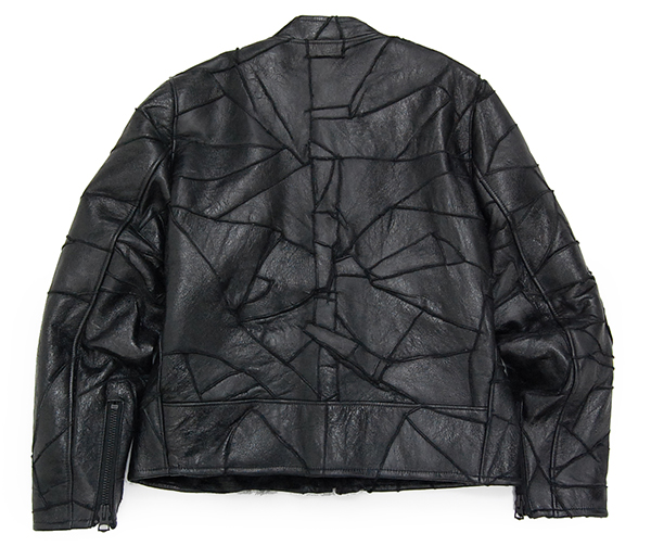 新品 定価￥66，150 ヌメロデュエ NUMERODUE 羊革 パッチワーク 