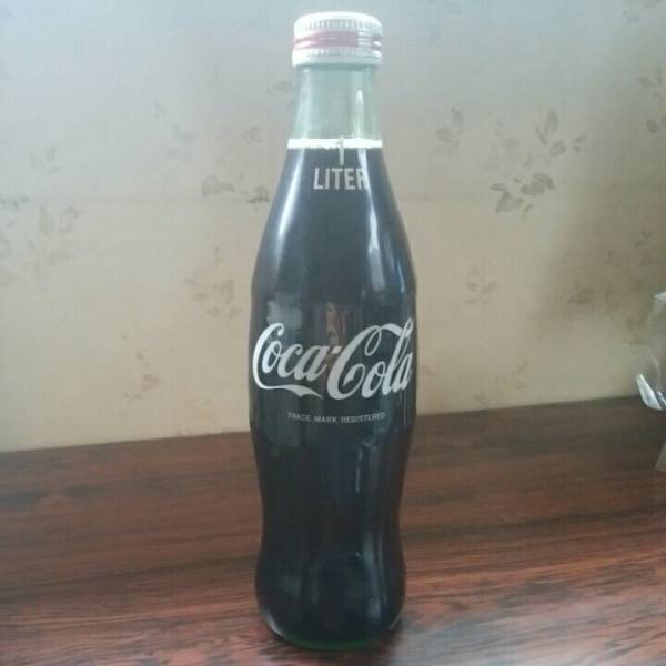 Coca-Cola コカコーラ瓶 1リットル 未開封 ヴィンテージ 昭和 レトロ