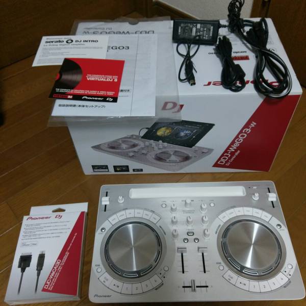 ddj wego 3 djコントローラー パイオニア pioneer ホワイト 白