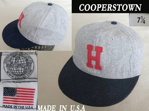 新品★USA製 COOPERSTOWNクーパーズタウンBALLCAP co★VINTAGEベースボールcap