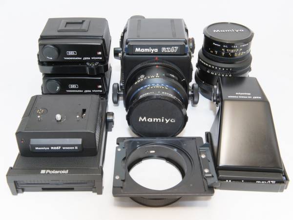 Mamiya RZ67 PROFESSIONAL レンズ２本・AEプリズムファインダー・アクセサリーセット　マミヤ