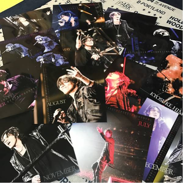 氷室京介 公式グッズ 2017年度版 カレンダー オマケ特典付き(氷室京介 