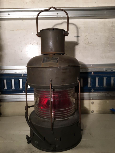 船舶用ランプ（オイル式）日本船灯製 1980年