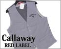 新品 キャロウェイ レッドレーベル プロ共同開発 ストレッチ ベスト M 定価3.1万 Callaway RED LABEL グレー 灰 NN118A 石川遼