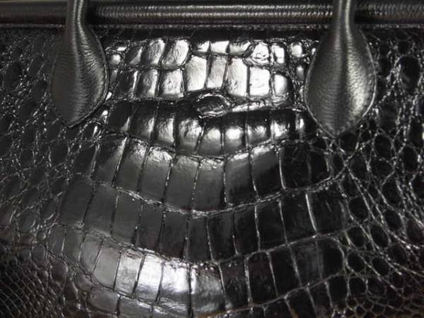 MD 美品 RODANIA ロダニア 本物 クロコダイル CROCODILE 高級ケリー 