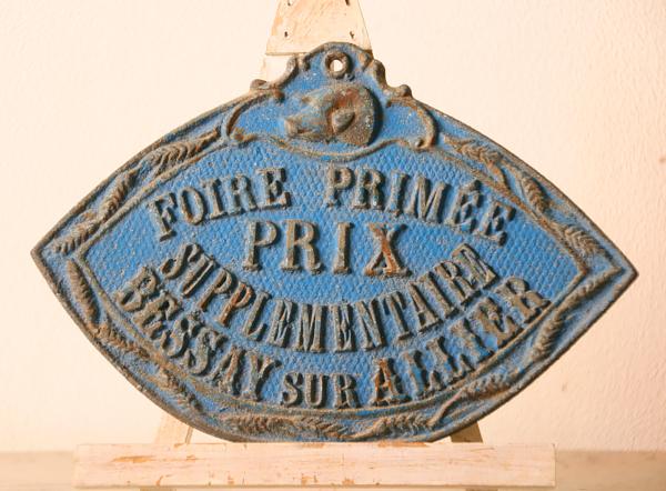 フランス◆アイアンプレート 鉄 骨董 アンティーク ガーデニング 蚤の市 ブロカント 店舗什器_1