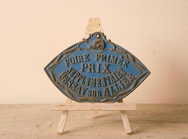 フランス◆アイアンプレート 鉄 骨董 アンティーク ガーデニング 蚤の市 ブロカント 店舗什器_2