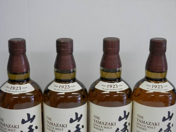 UE02 サントリー 山崎 700ml 4本セット 未開封 ウイスキー UE02 サントリー 山崎 700ml 4本セット 未開封 ウイスキー