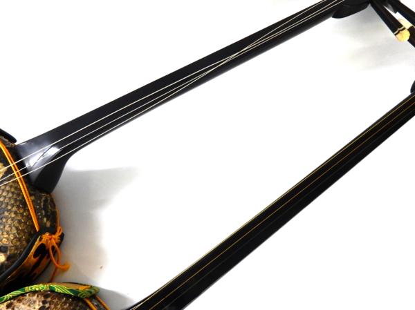 三線 2点セット ニシキヘビ 蛇皮 サンシン 和楽器 弦楽器 琉球