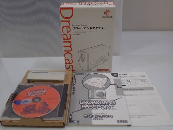 DC ドリキャス ブロードバンドアダプタ HIT-0400 箱説付/B2404/8