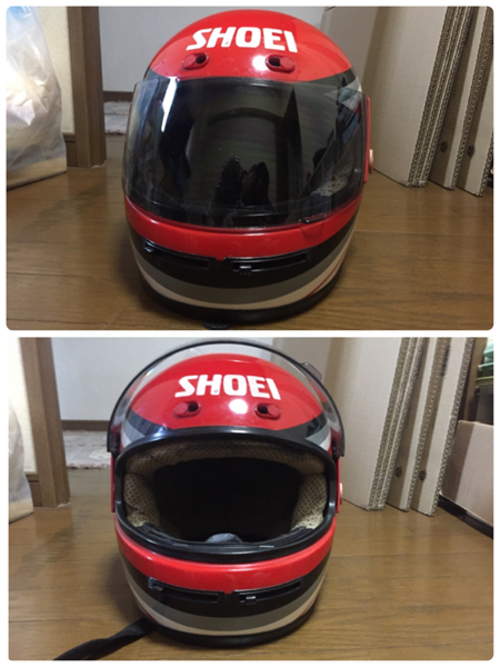 SHOEI RFVシリーズ TASK FIVE 赤 ジャンクの入札履歴 - 入札者の順位
