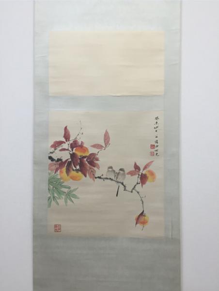 代】中国美術・田世光・花と鳥・肉筆・紙本・唐物・掛軸 xvpbvx 【公式