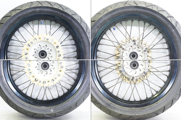 TT250R☆社外 EXCEL モタード リアホイール 黒 17インチ 検【4GY Raid