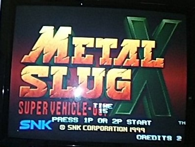 MVS「メタルスラッグ X 」ネオジオソフト・SNK製