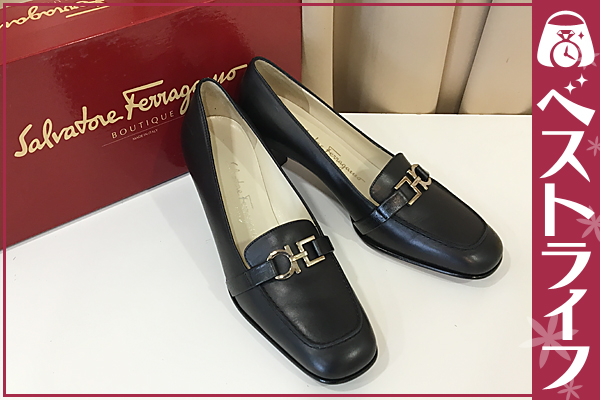 17452☆1円スタート☆本物☆フェラガモ☆Ferragamo☆極美品☆