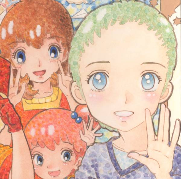 同人手描きイラスト ☆ 銀河漂流バイファム☆カチュア、マキ、その他