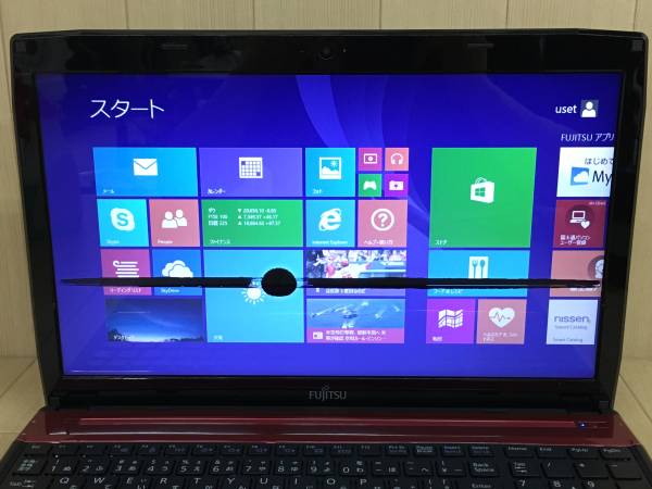 001-01S【富士通】LIFEBOOK AH45/M Core i3-4010U/4GB/750GB/BD/Win8.1 