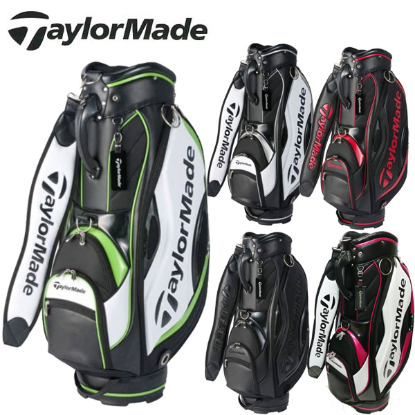 SY202 キャディバッグ TaylorMade (テーラーメイド) ブラック×レッド 0