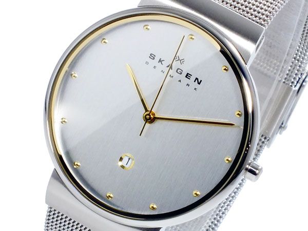 スカーゲン SKAGEN クオーツ 腕時計 355LGSC シルバー