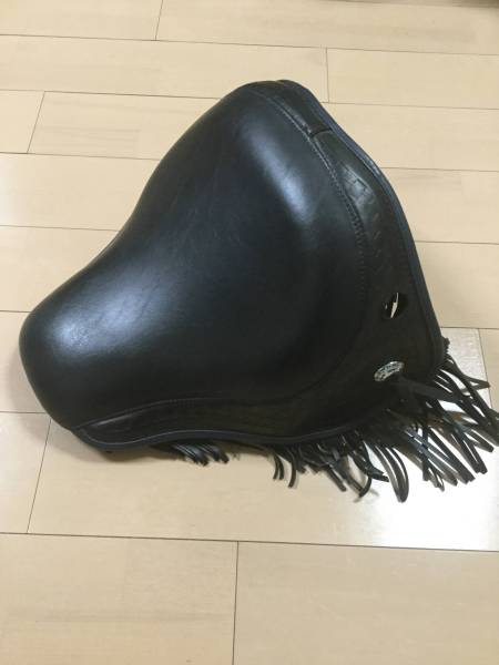 FLSTS ハーレー純正 シート 青トリム ヘリテイジ・スプリンガー 中古 美品 希少