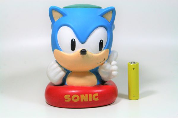 希少☆1997 SEGS 当時物 ソニック・ザ・ヘッジホッグ ソフビ 貯金箱